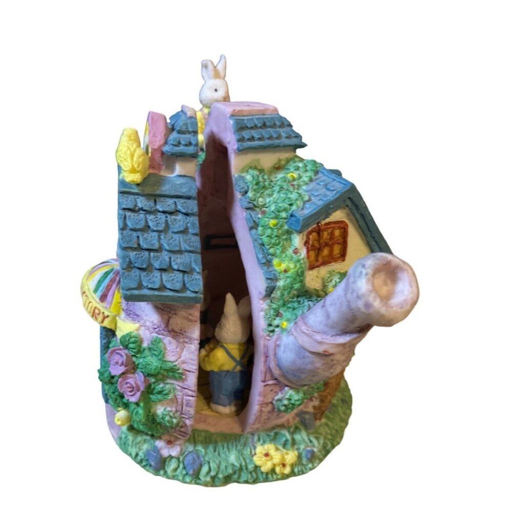 Decorative Easter Village Teapot Shaped House - Picture 4 of 14